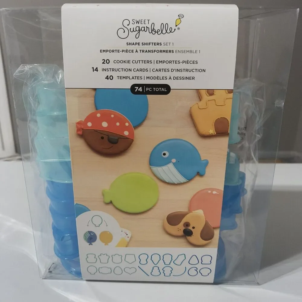 Sweet Sugarbelle Cookie Cutter Shape Shifters 74 Piece Set